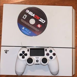 PlayStation 4 with NBA 2k20 and Controller